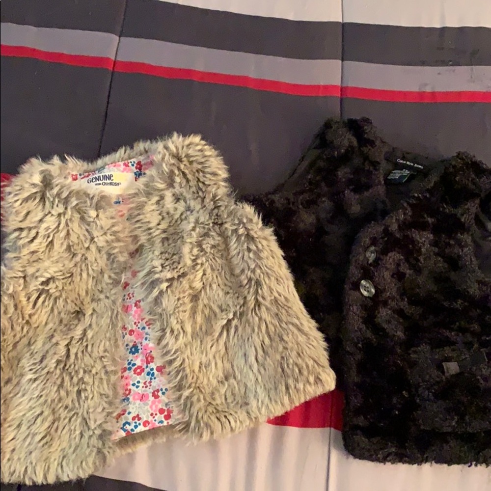 Toddler girl vests